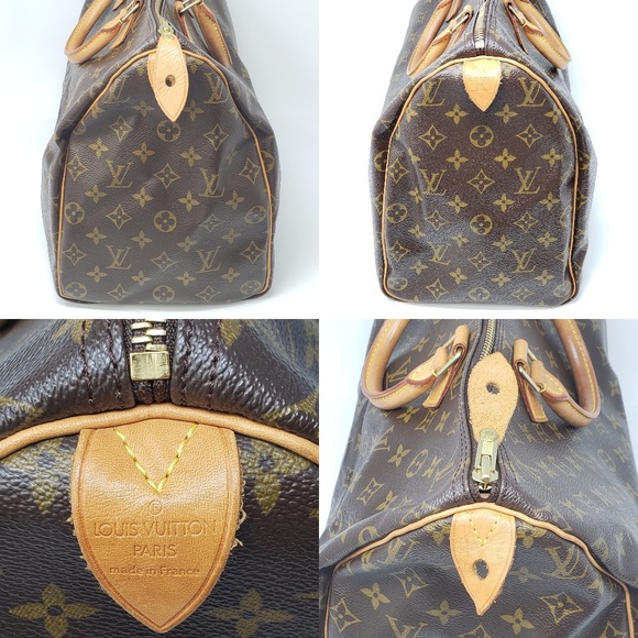 100% Auth Louis Vuitton Speedy 40 Handbag - Picture 4 of 8